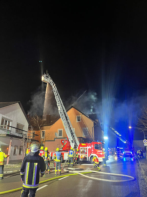 Fire in multi-family house