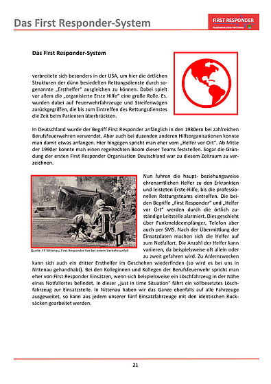 Chronicle '20 Jahre First Responder Nittenau' - page 21