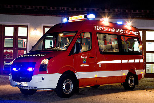 Nittenau Fire Department: MZF at night