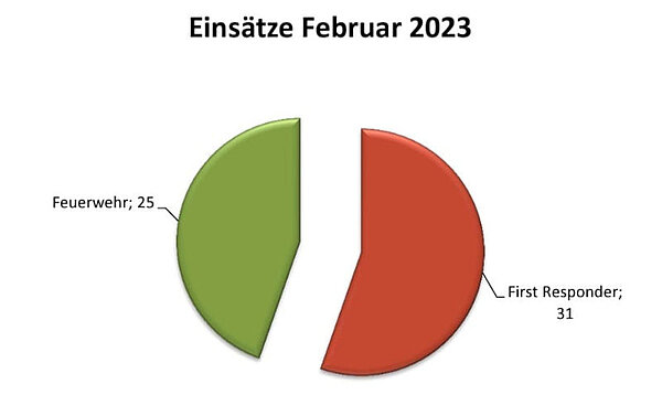 Einsätze Februar 2023