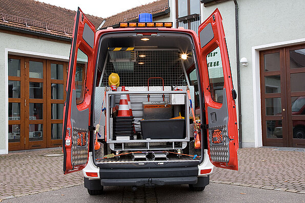 Freiwillige Feuerwehr Nittenau: MZF, Heck geöffnet