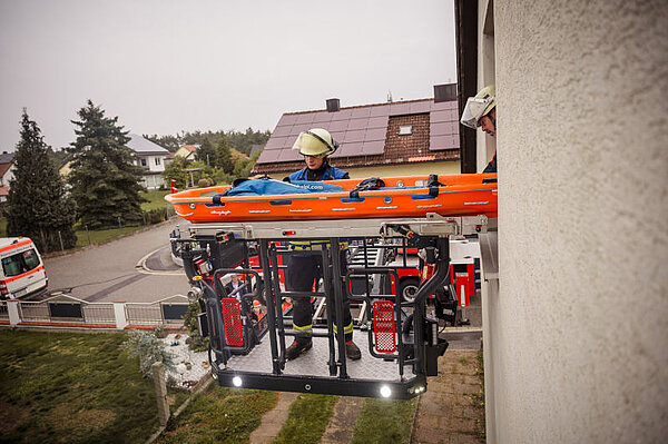 Drehleiterrettung