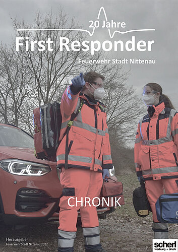 Cover of the chronicle '20 Jahre First Responder Nittenau'