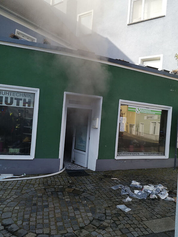 Feuerwehr Nittenau: Brand in Schuhgeschäft am 02.03.2023