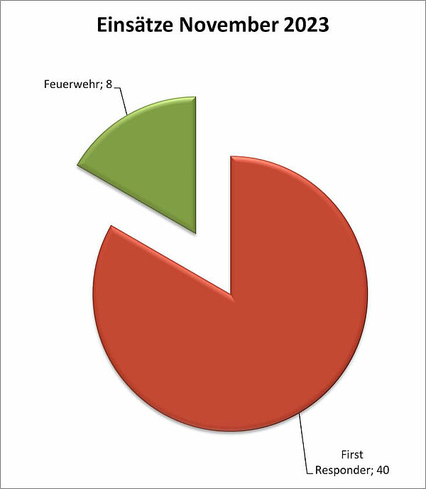 Einsatzstatistik November 2023