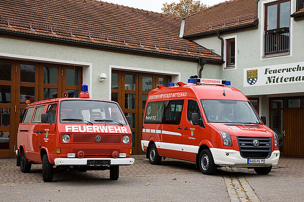 Nittenau Fire Department: old and new MZF
