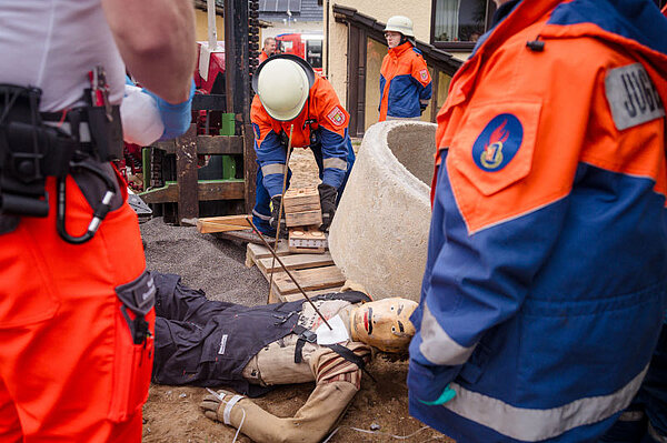 Baustellenunfall