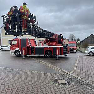 Besichtigung der Drehleiter