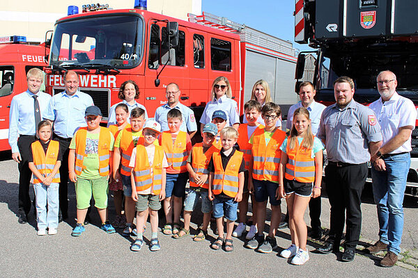 Gruppenbild Kinderfeuerwehr