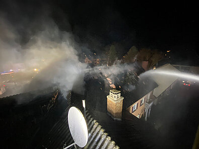 Fire in multi-family house
