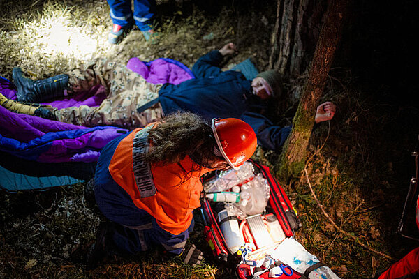 Personensuche im Wald