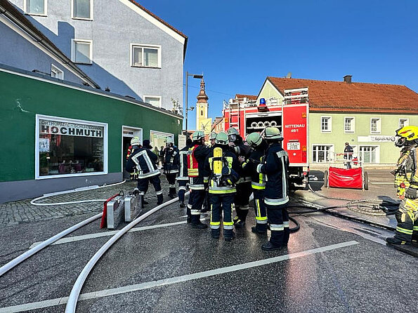 Feuerwehr Nittenau: Brand in Schuhgeschäft am 02.03.2023