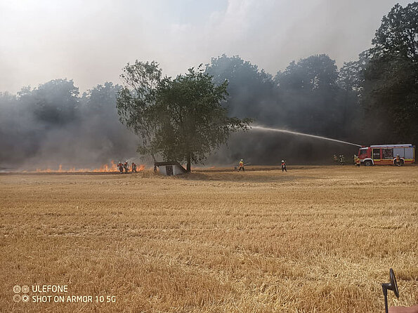 Großer Waldbrand am 11.07.2023