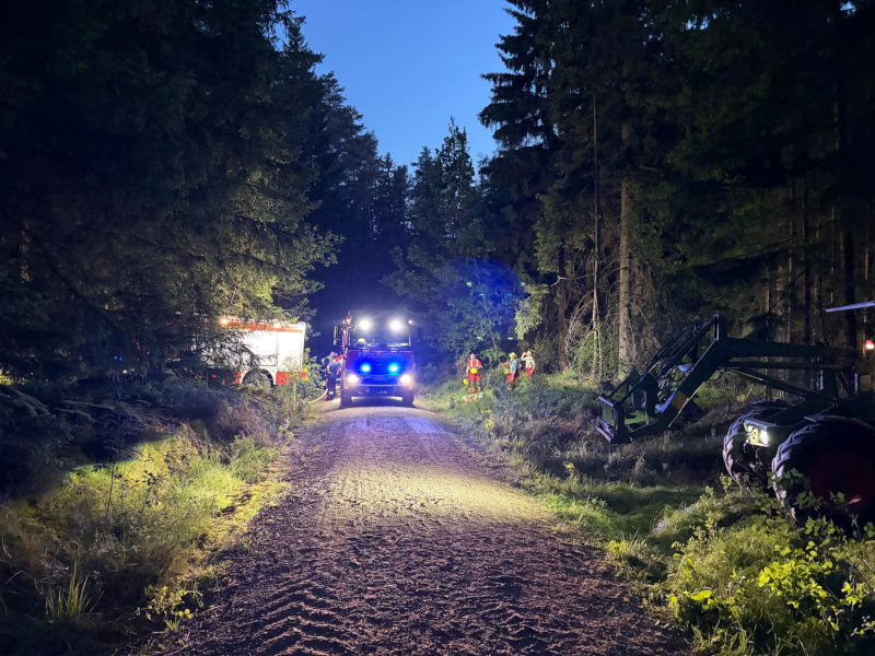 Forest Fire in Muckenbach